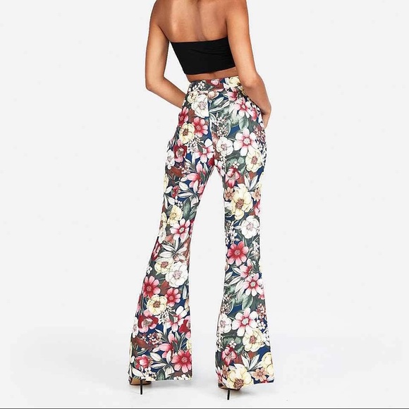 High waisted flared pants - Picture 3 of 3